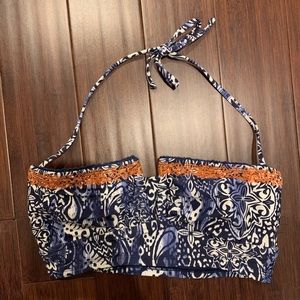Lucky Brand Bandeau Bikini Top Size M